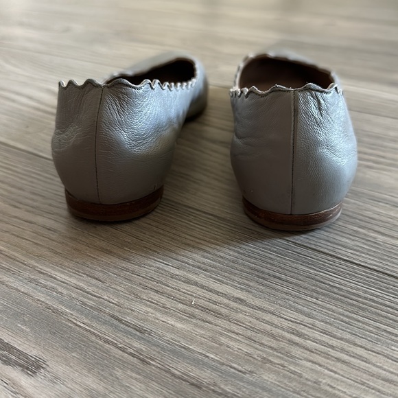 Chloe grey leather flats - Picture 4 of 4